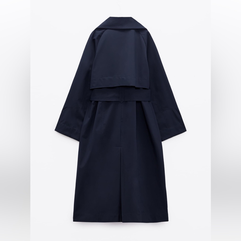 ZARA Belted TRENCH coat - Picture 4 of 6
